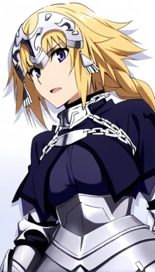 長頭髮, Fate Jeanne d'Arc, 傑作, 注視觀眾, 張開嘴巴, 盔甲